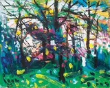 Tran Luu Hau, Dalat Flower Festival, 2005, Oil on canvas