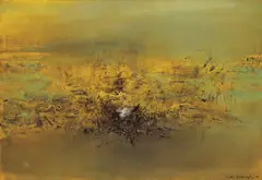 Zao Wou-ki, 15. 4. 61, 1961, Oil on canvas