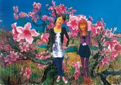 Zhou Chunya, Sister Flower, 2010, Oil on canvas
