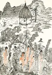 Yu Peng, Untitled, 2004, Ink and watercolor on paper