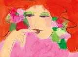 Walasse Ting, Lady with Red Hair