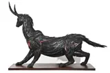 Yongho Ji, Deer 1, 2009, Used tire, steel, wood, styrofoam (unique)