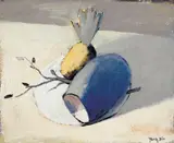 Yang Din, Sans titre, 1995, Oil on canvas