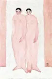 Sanyu, Two Pink Nudes, 1929, Oil on canvas
