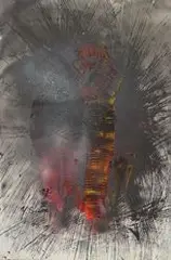 Yasuo Sumi, Untitled, 2012, Oil and lacquer on canvas