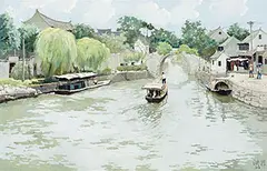 Pang Jiun, Sencery in Jiangnan, 2014, Oil on canvas