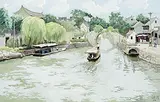 Pang Jiun, Sencery in Jiangnan, 2014, Oil on canvas