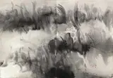 T'ang Haywen, Untitled (diptych), Ink on paper