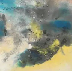 Chen Ting-Shih, Fish Pond, 1975, Ink and color on paper