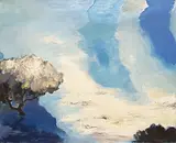Yang Din, Paysage, 1995, Oil on canvas