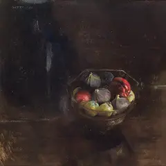 Szeto Lap, Still Life with Fruits, 1988, Oil on canvas