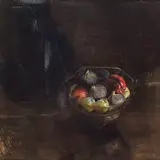 Szeto Lap, Still Life with Fruits, 1988, Oil on canvas