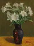 Hung Jui-lin, Lily, 1973, Oil on canvas