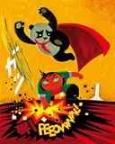 Jiang Jianqiu, Mr. Red - Fight No. 1, 2007, Acrylic on canvas