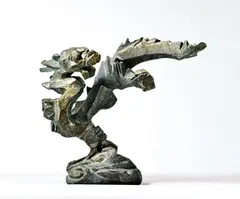 Soaring Dragon by Ju Ming, 2000, Bronze, edition no. 5/20, sold Dec 2010