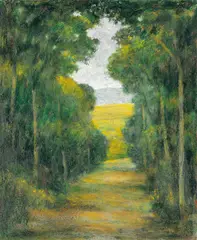 Liao Te-cheng, Mountain Path (I), 1968, Oil on canvas