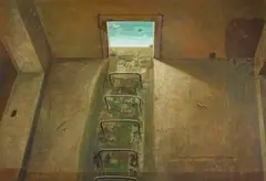 Immeasurable Settle Down II by Lien Chien-hsing, 2001, Oil on canvas, offered Jun 2012