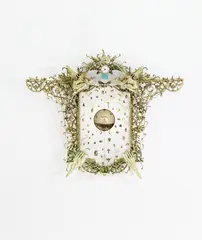 Gabriel Barredo, The Blinking Eyes, 2007, Mixed media with electrical installation