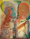 Fu Ching-Li, Vitality, 1993, Oil on canvas