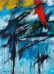Prince of Chu by John Way, 1999, Oil on canvas, sold Jun 2012