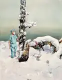 Tu Hongtao, Lonely Tree, 2006, Oil on canvas