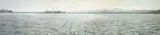 Cao Jingping, Summer Palace in Spring (triptych), 2007, Acrylic on canvas