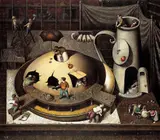 Liu Hong-wei, Still Life, 1999, Mixed media on canvas