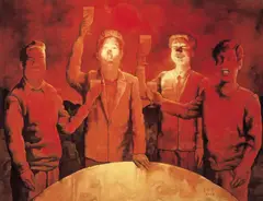 Su Xinping, Banquet Series, 2003, Oil on canvas