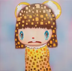 Nikki, Yellow Bear Girl, Acrylic on canvas