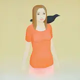 Noriyuki Nakayama, Crow, 2001, Acrylic on canvas