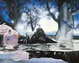Xiong Yu, The Forest of Feathers, 2003, Oil on canvas