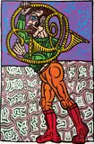 Robert Combas, Le Général Alphonse de la Mécano 
Napoléonien, 2008, Acrylic on canvas