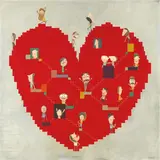 Moisés Yagües, Inhabited Heart, 2019, Acrylic on board