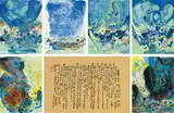 Chu Teh-chun, Blue Season (a set of 7), 2006, Lithograph, edition no. 82/99