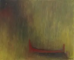 Wang Pan-yuan, The Canoe, 1979, Oil on canvas
