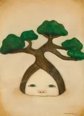 Moe Nakamura, Grow M, 2017, Acrylic on canvas
