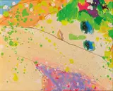 Walasse Ting, I Dream, 1986, Acrylic on  canvas