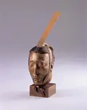 Cai Zhisong, An Attendant No. 2, 2001, Fiberglass reinforced resin copperplate, brass wires, edition no. 10/10