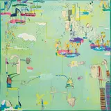 Rafa Macarrón, Diferente mundo, 2019, Acrylic and mixed media on canvas