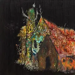 Luminous Plant 3 by Yuichi Hirako, 2014, Acrylic on canvas, offered Jun 2023