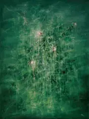 Lv Shun, Flowers in the Garden, 2007, Oil on canvas