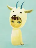 Mayuka Yamamoto, Mountain Goat Boy, 2019, Screenprint, edition no.30/50