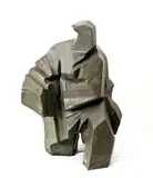 Ju Ming, Taichi Boxer, 1991, Bronze, edition no. 1/20