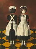 Masaru Shichinohe, Either is Good, 2003, Acrylic on board