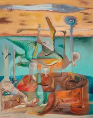 Fu Ching-Li, Hyacinth, 1994, Oil on canvas