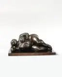 Fernando Botero, Reclining Woman, 1988, Bronze with dark brown patina, edition no. 1/6