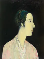 Chiu Ya-tsai, Lady, Oil on canvas