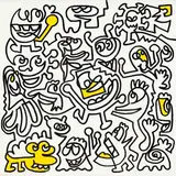 Sam Cox, Dance Circle, 2018, Acrylic on Canvas