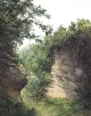 Ryozo Kato, Summer, Watercolor