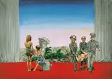 Tu Hongtao, An Absurd Play on the Red Carpet, 2005, Oil on canvas